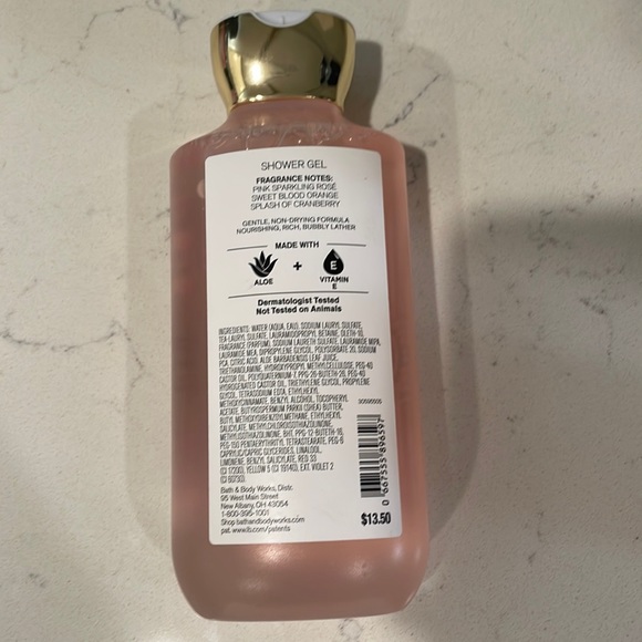 Bath & Body Works Bubbly Rosé Champagne Mist Spray Body Cream Shower Gel Spa Set - Picture 7 of 9